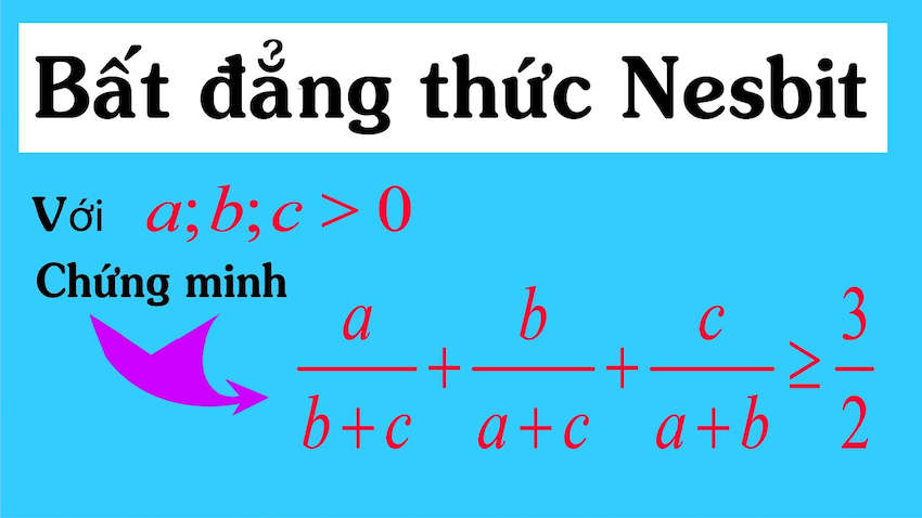 Hằng đẳng thức Nesbitt là một trong Các dạng hằng đẳng thức đặc biệt